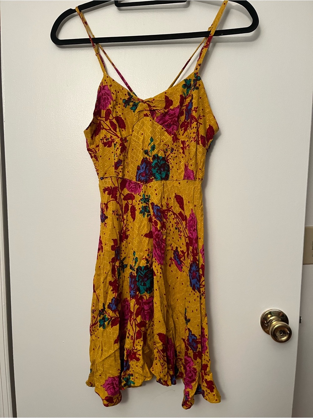 Free People Floral Babydoll Dress Sz XS